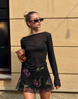 ARINA MINI SKIRT / BLACK