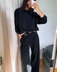 Black Suit Pants