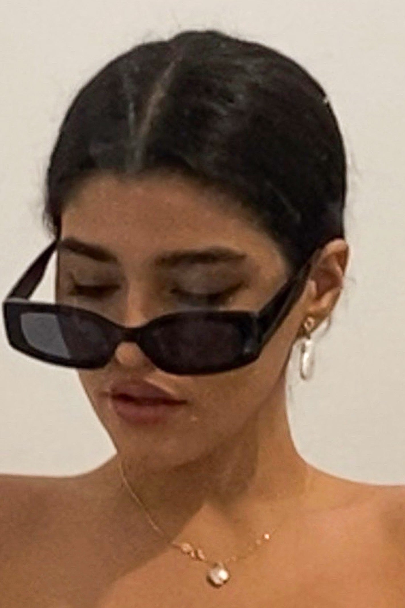 black sunglasses