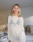 Crochet Cream Dress