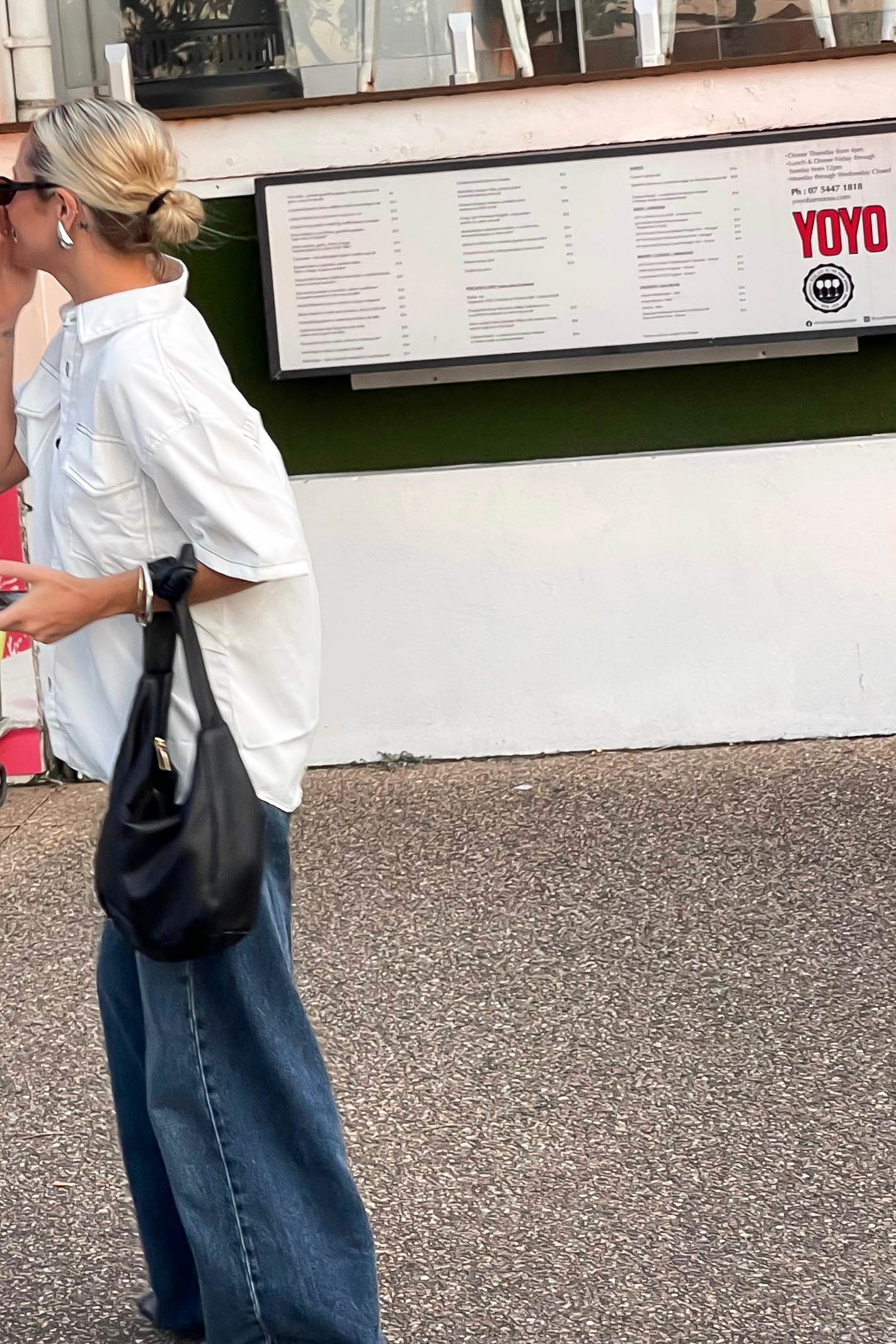 White Oversized Boyfriend Shirt